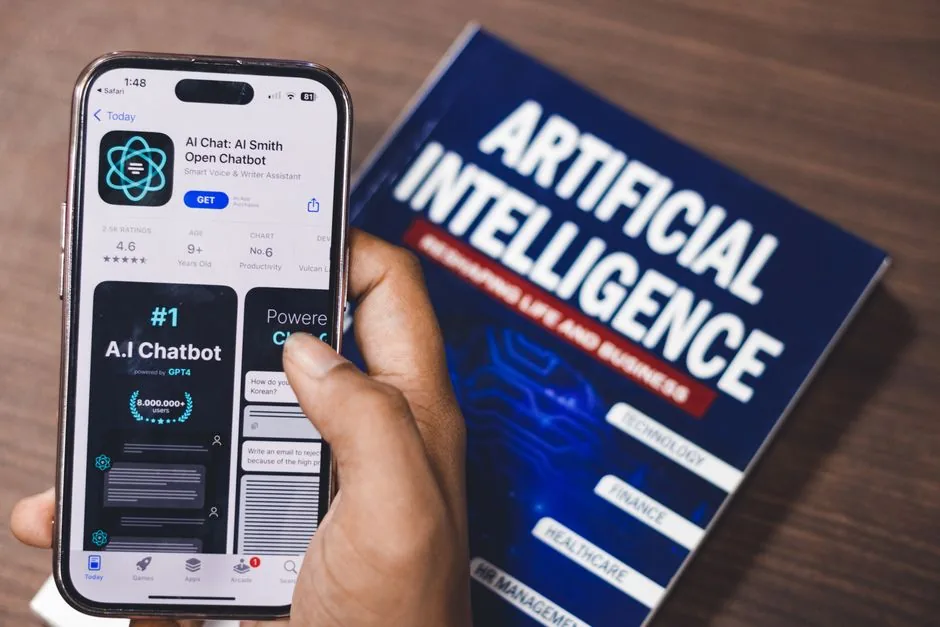 A businessman analyzing legal documents and tech charts to understand the Apple OpenAI lawsuit impact for enterprise leaders.