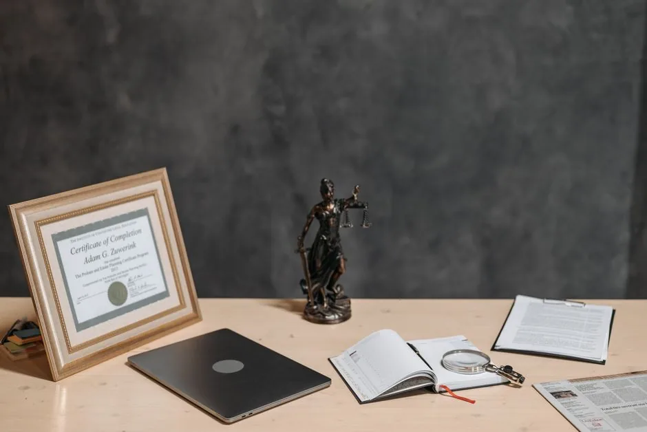 Marketing professional studying the Amazon Advertising Certification Course on a laptop, focusing on AI-driven ad optimization for e‑commerce brands
