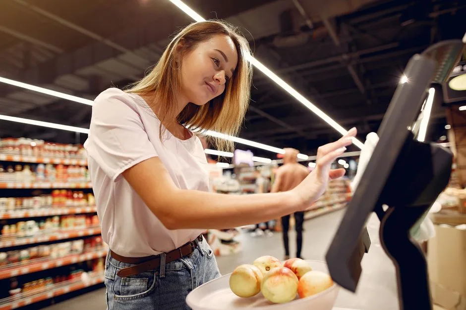 Illustration of an AI agent interacting with a Shopify checkout page, showing automated cart updates and final human authorization for purchase