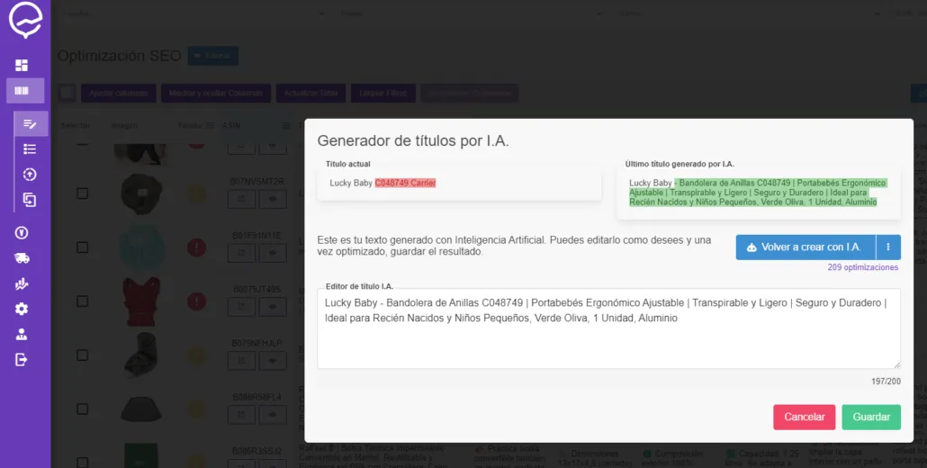 Optimización Palabras clave en Amazon