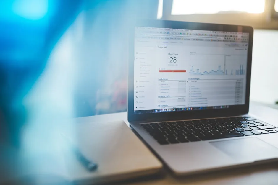 Brand manager reviewing Amazon Advertising campaign dashboard — Sponsored Products, Brands and Display structure guide for ecommerce teams