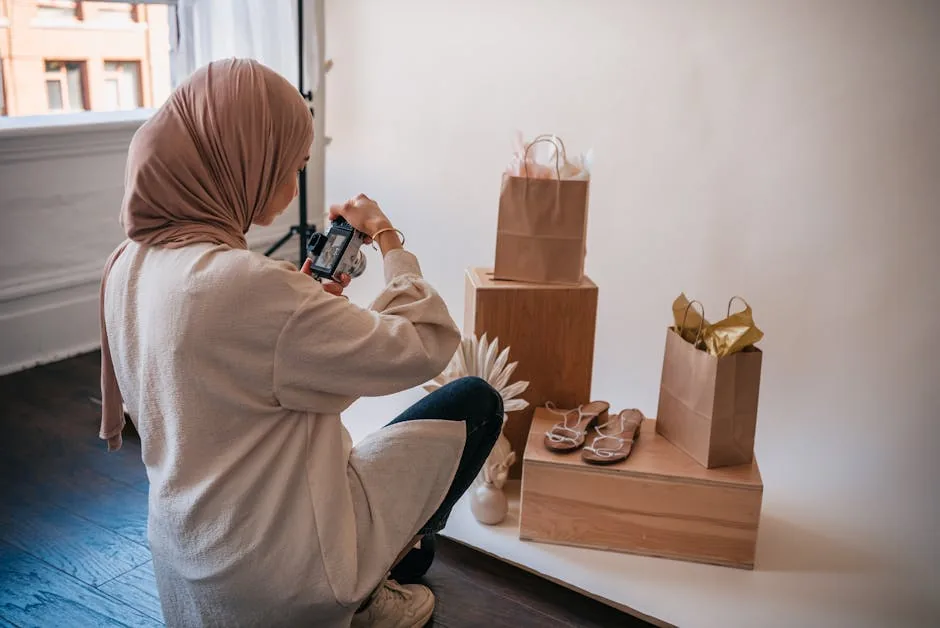 Product photographer using AI image generation for ecommerce catalog — guide to AI product images that improve conversion rates for brand managers