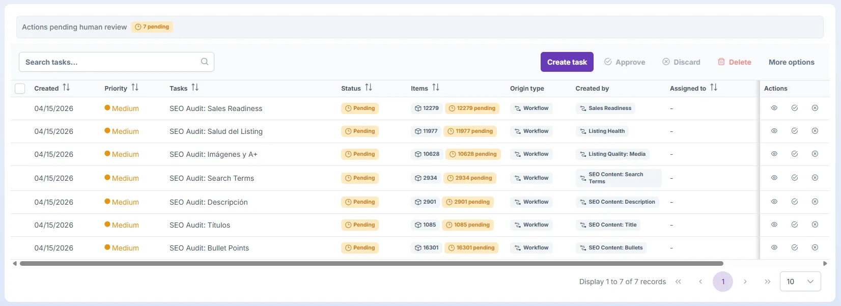 Epinium tasks — pending human review