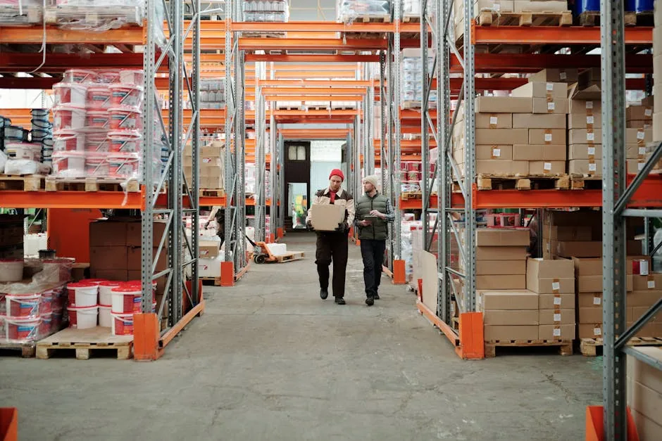 Supply chain manager reviewing warehouse inventory — Amazon Vendor Central operations and onboarding guide for brand manufacturers