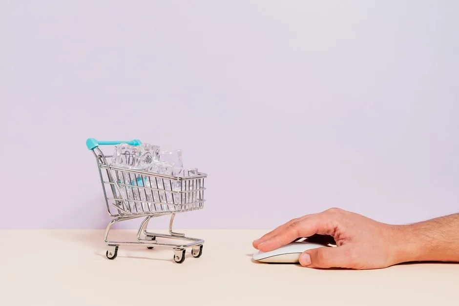 A digital marketer analyzing an AI-generated online storefront to optimize conversion rates for modern retail brands.